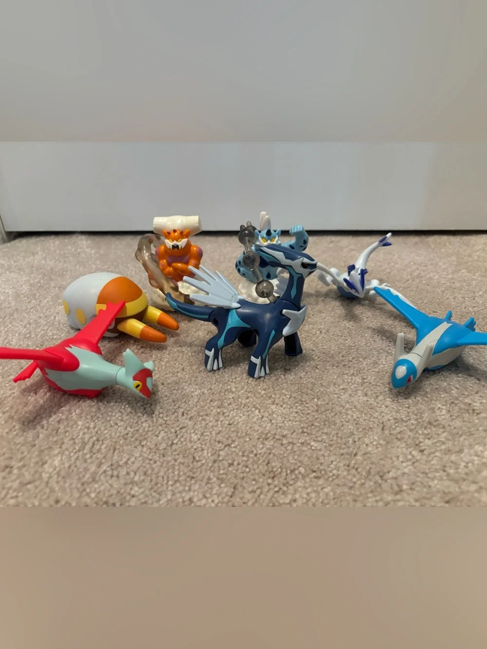 Pokemon Landorus Thunderus Dialga McDonalds Toy Lot Latias Grubbin Collectible